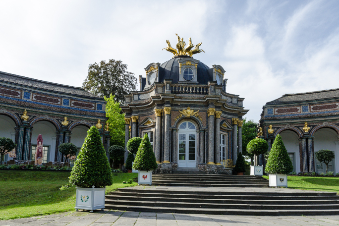 Temple of the Sun of the New Castle in Bayreuth.