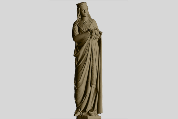 3D model of Madonna 